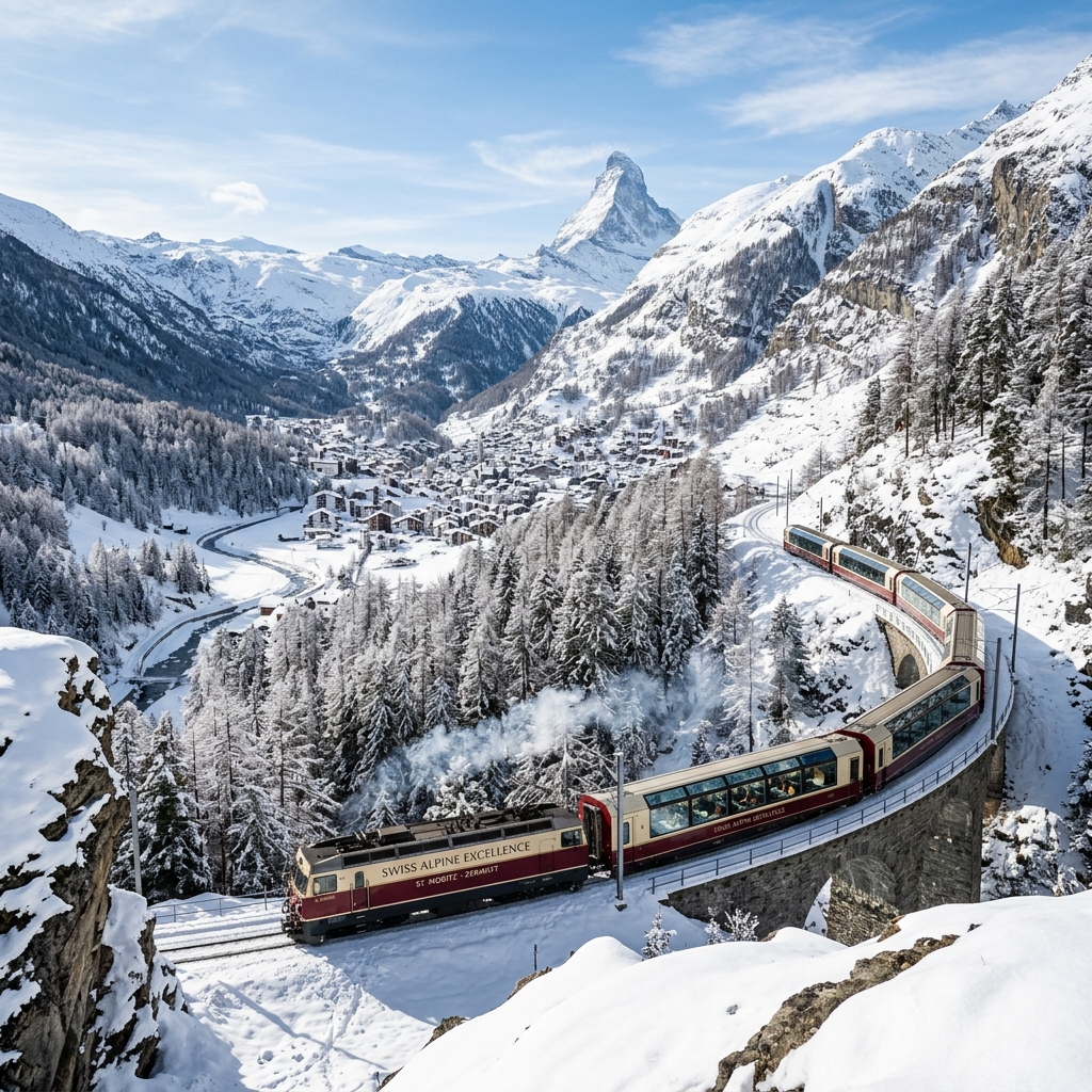 Swiss Alps Luxury Train
